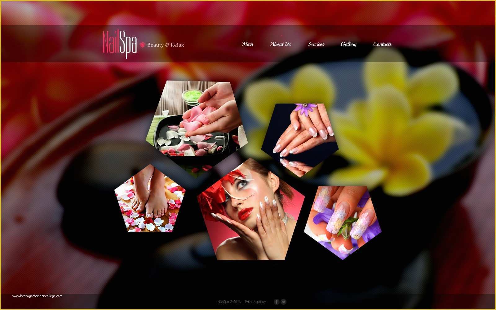 Nail Salon Website Template Free Download Of Nail Salon Website Template