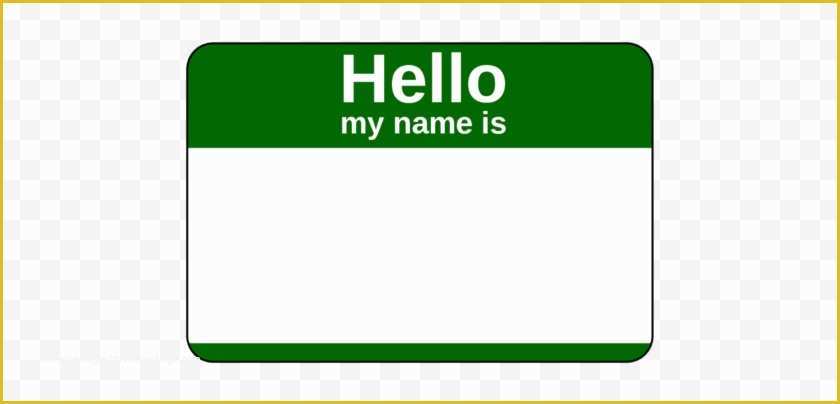 Name Tag Template Free Printable Of 375" X Name Tag Template Free Printable Free