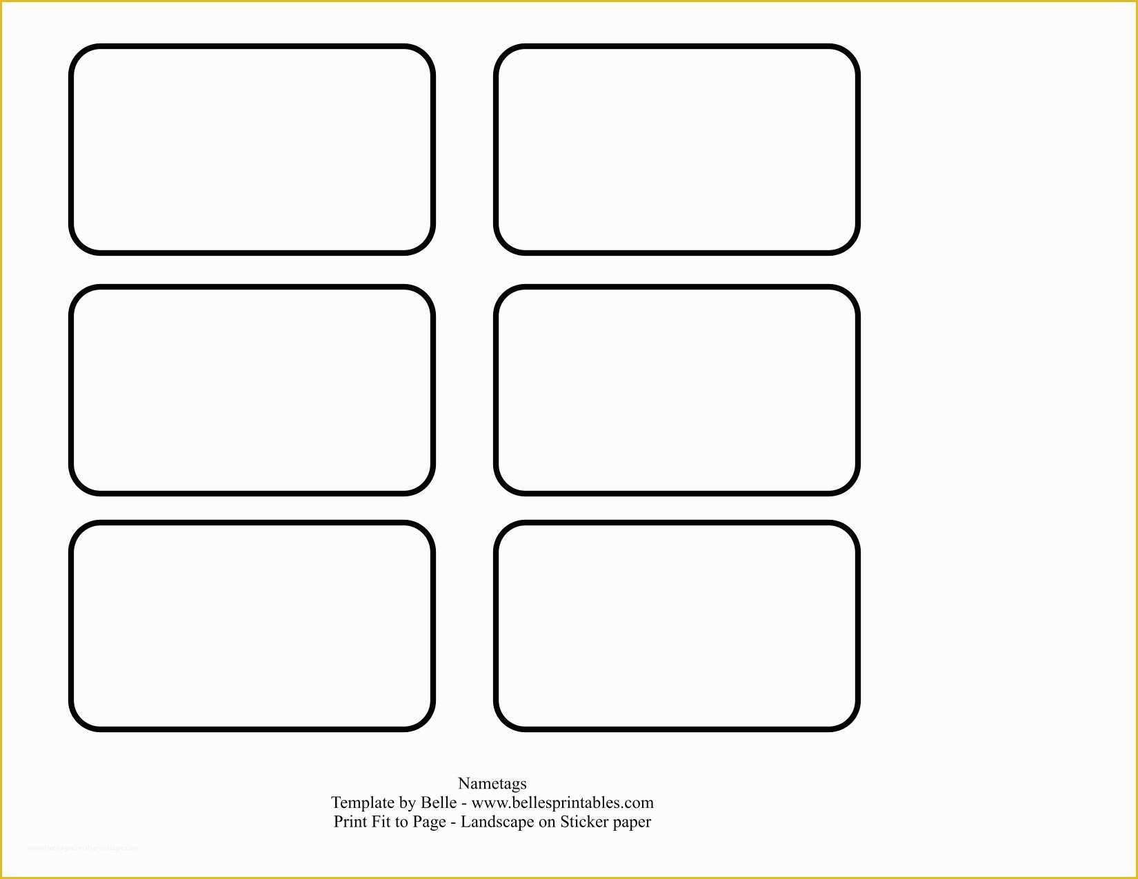 Name Tag Template Free Printable Of Free Printable Name Tags Template