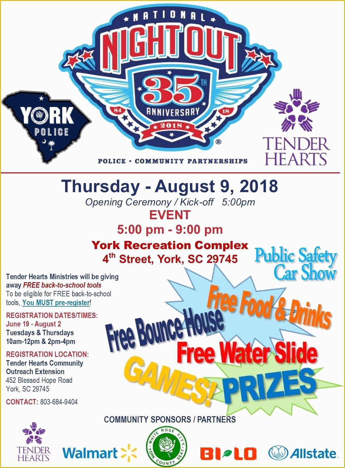53 National Night Out Flyer Template Free Heritagechristiancollege