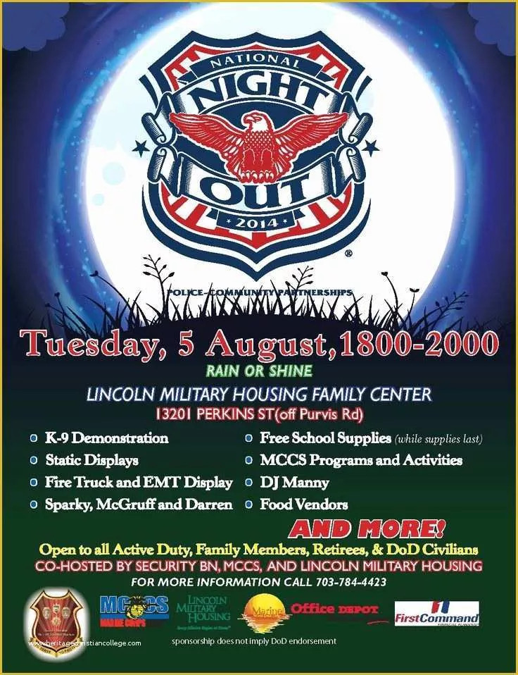 National Night Out Flyer Template Free Of 28 Best National Night Out Images On Pinterest