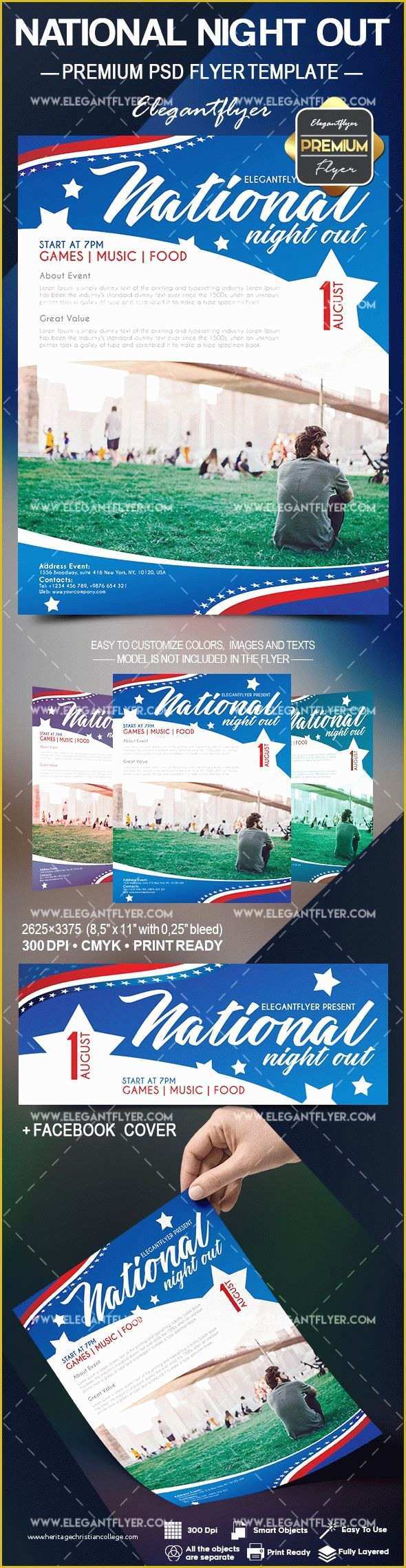 National Night Out Flyer Template Free Of National Night Out – Flyer Psd Template – by Elegantflyer