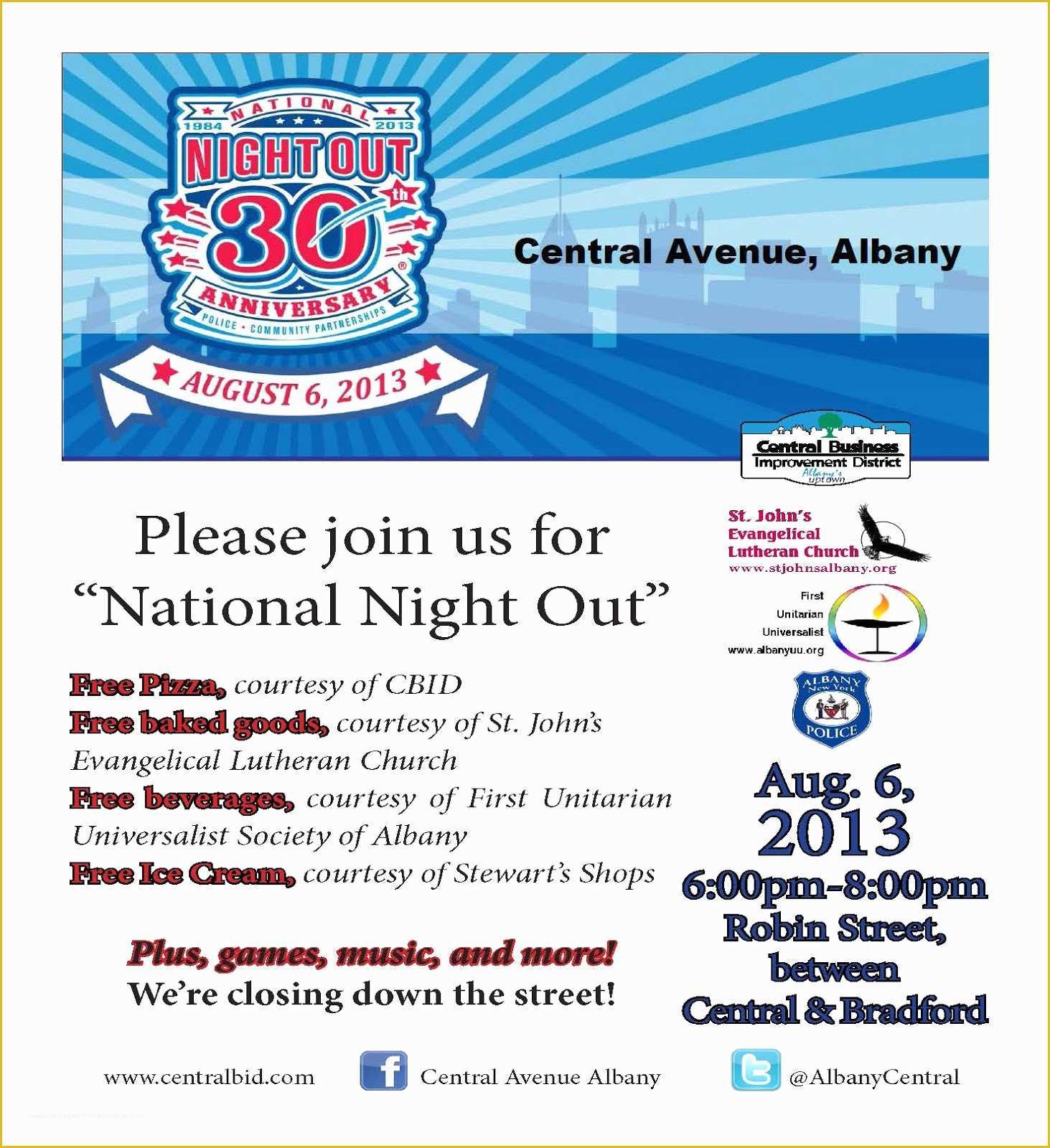 National Night Out Flyer Template Free Of National Night Out Flyers Samples to Pin On