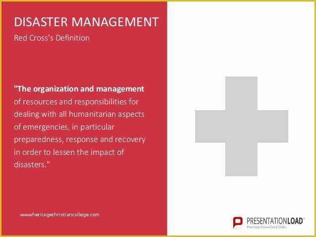 Natural Disaster Powerpoint Templates Free Of Disaster Management Ppt Slide Template