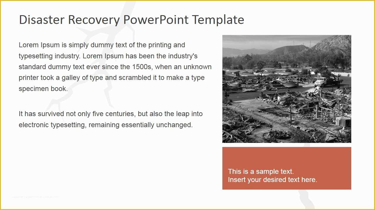 Natural Disaster Powerpoint Templates Free Of Disaster Recovery Powerpoint Template Slidemodel
