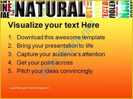 Natural Disaster Powerpoint Templates Free Of Natural Disasters Geographical Powerpoint Templates and