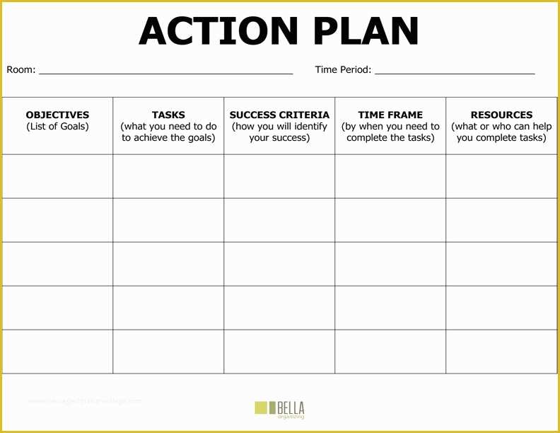 New Business Plan Template Free Of Action Plan Template