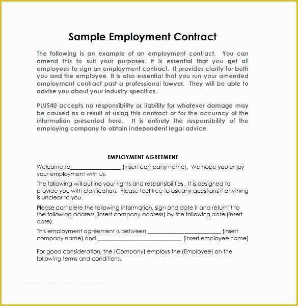 New Employee Contract Template Free Of Employment Contract at Will Agreement Template India