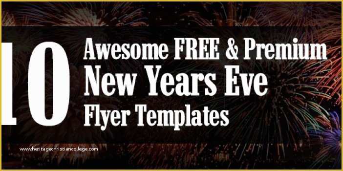 New Year Flyer Template Free Of 12 Free New Years Eve Flyer Templates [updated 31 10 16]