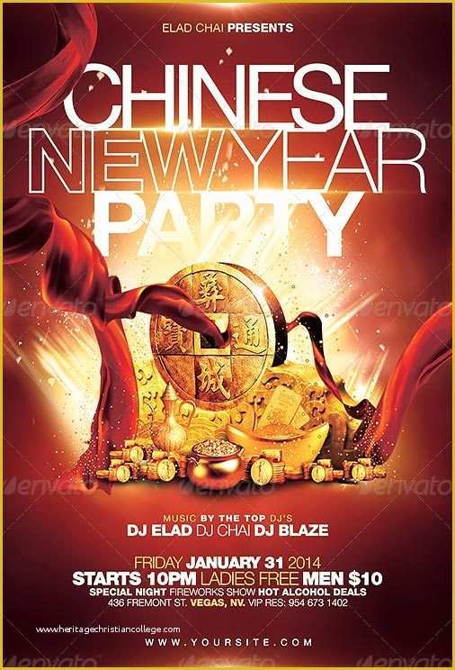 New Year Flyer Template Free Of Ffflyer