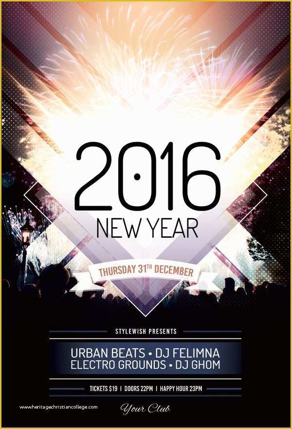 New Year Flyer Template Free Of New Year Flyer Template by Stylewish On Deviantart