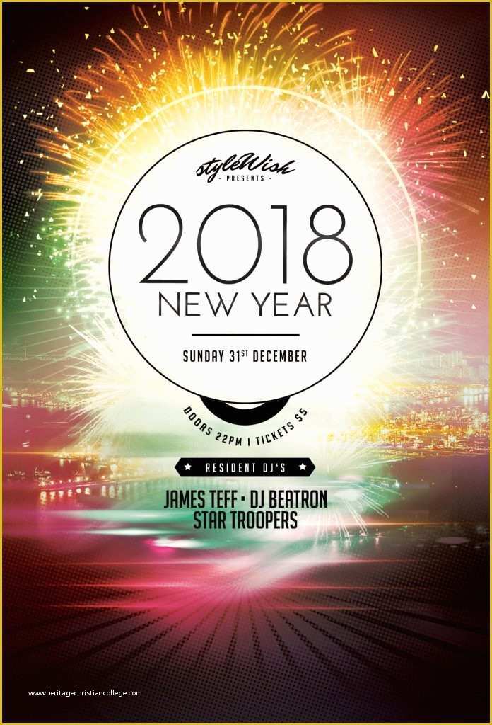 New Year Flyer Template Free Of New Year Flyer Templates for Shop• Stylewish