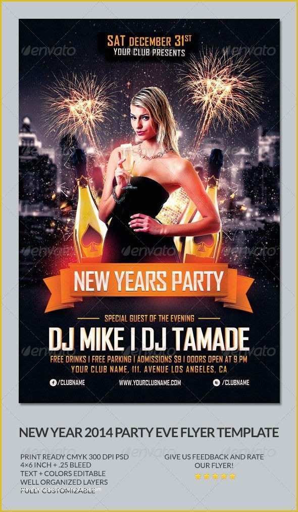 New Year Flyer Template Free Of New Year Party Flyer Template Graphicriver New Years