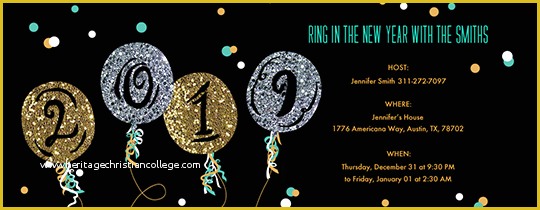 New Years Eve Party Invitation Templates Free Of Free New Year S Eve Party Invitations