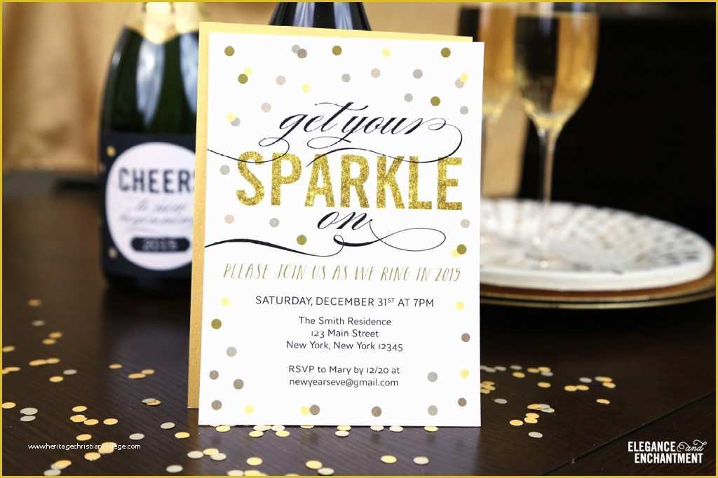 New Years Eve Party Invitation Templates Free Of Free Printable New Year S Eve Party Invitation