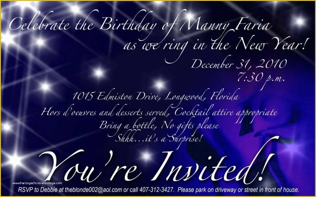 New Years Eve Party Invitation Templates Free Of New Years Eve Party Invitation