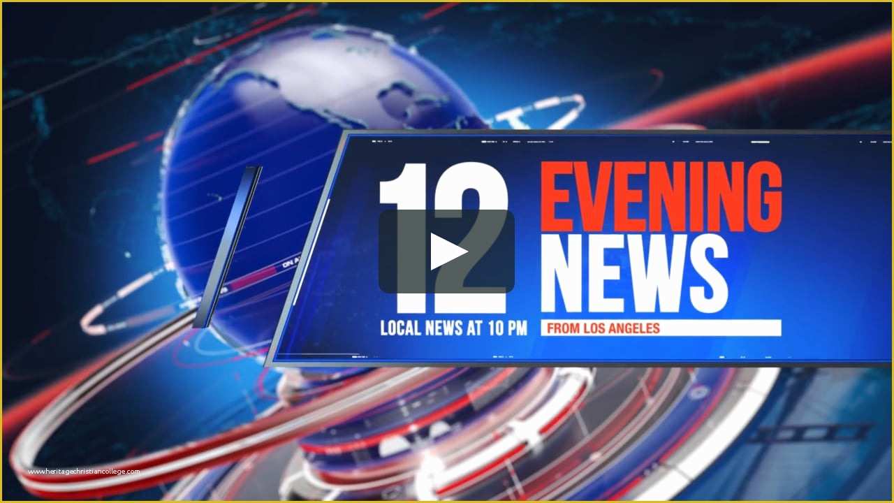 News Intro Template Free Of after Effects Template Broadcast News Package News