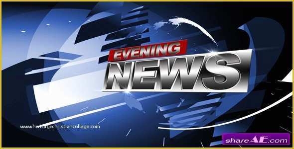 News Intro Template Free Of Broadcast News Project after Effects Project Videohive