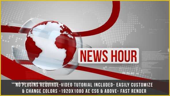 News Intro Template Free Of Global News Intro Title Corporate after Effects