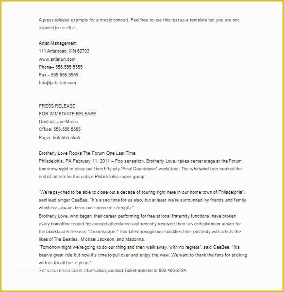 News Release Template Free Of 28 Press Release Template Word Excel Pdf