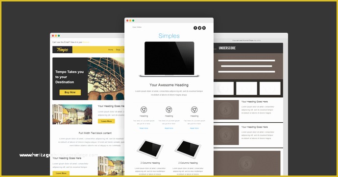 Newsletter Template Responsive Free Of 10 Awesome Responsive Email Templates for Newsletters