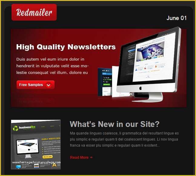 Newsletter Template Responsive Free Of 16 Free Responsive Email Newsletter Templates