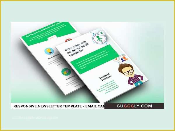 Newsletter Template Responsive Free Of 34 Free Newsletter Templates Free Psd Ai Vector Eps