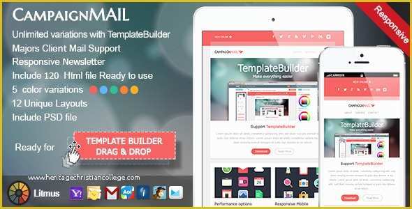 Newsletter Template Responsive Free Of 40 Cool Email Newsletter Templates for Free