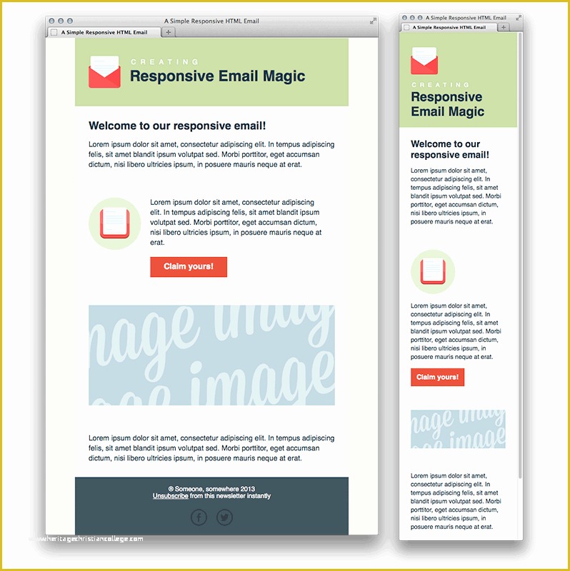 Newsletter Template Responsive Free Of 5 Responsive Newsletter Templates Mdirector