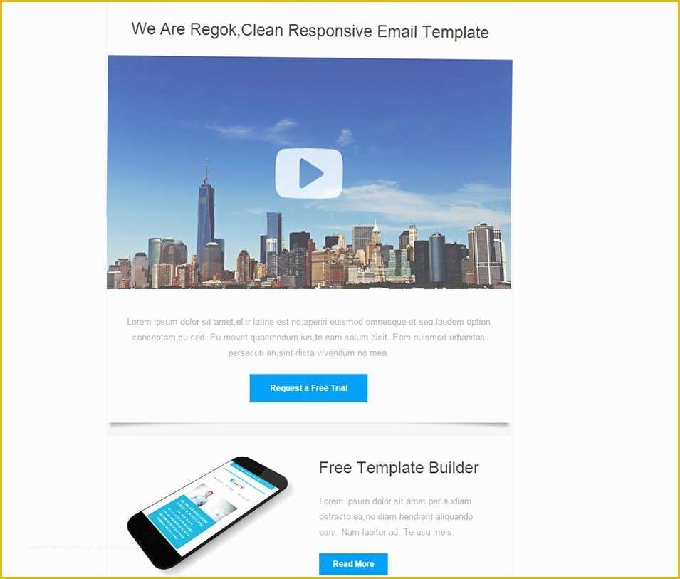 Newsletter Template Responsive Free Of Best Mobile Newsletter Templates 20 Free Sample