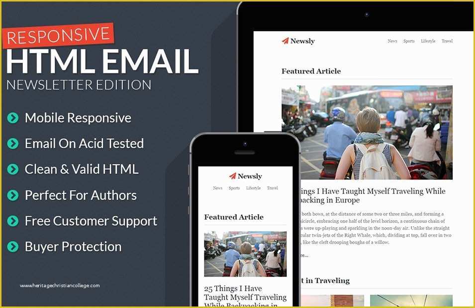 Newsletter Template Responsive Free Of Best Responsive Email Template 28 Free Psd Eps Ai