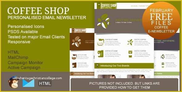Newsletter Template Responsive Free Of Free Responsive Email Newsletter Templates – top
