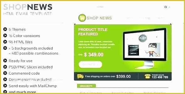 Newsletter Template Responsive Free Of Simple Responsive Email Template