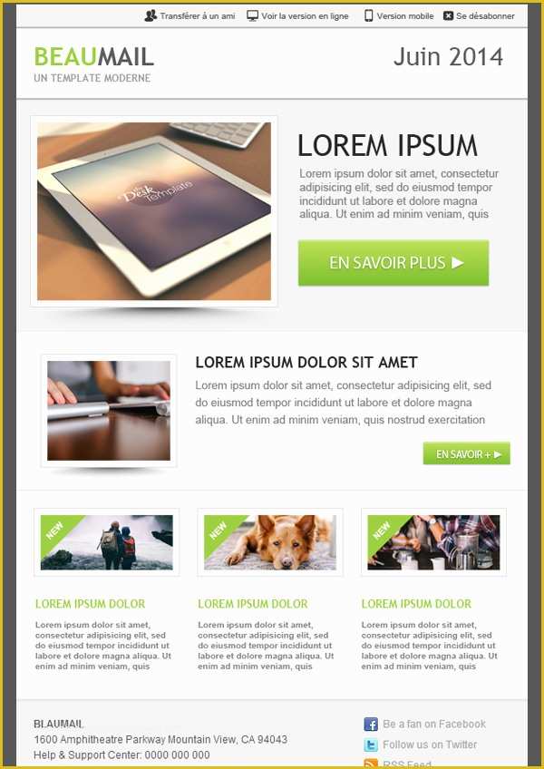 Newsletter Templates Email Free Of 265 Free Email Newsletter Templates I Mailify
