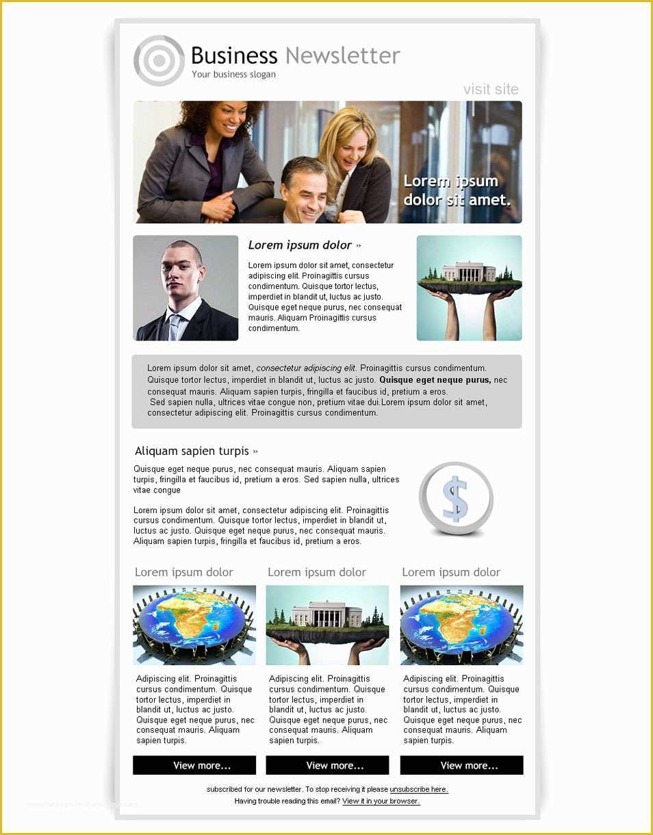 Newsletter Templates Email Free Of Best Free Email Newsletter Design Templates Latest