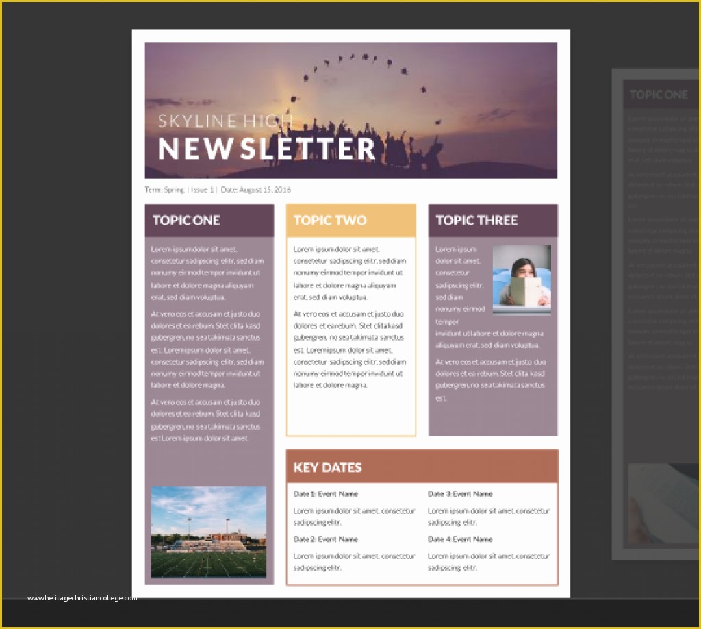 Newsletter Templates Email Free Of Word Newsletter Template