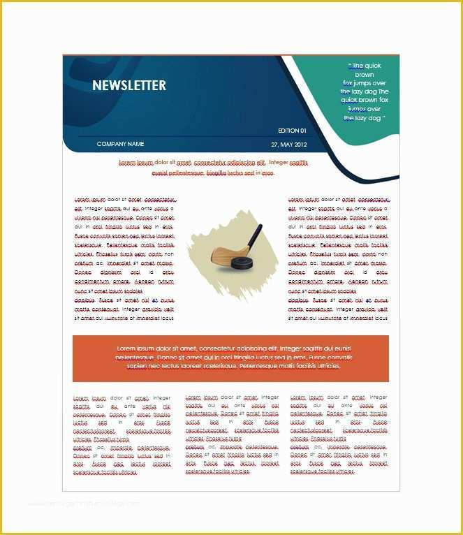 Newsletter Templates Free Download Of 50 Free Newsletter Templates for Work School and