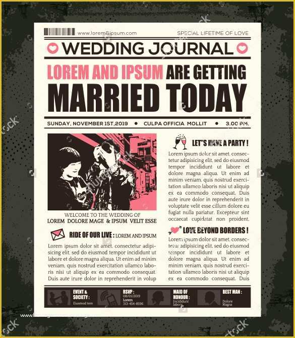 Newspaper Flyer Template Free Of 12 Newspaper Front Page Templates – Free Sample Example