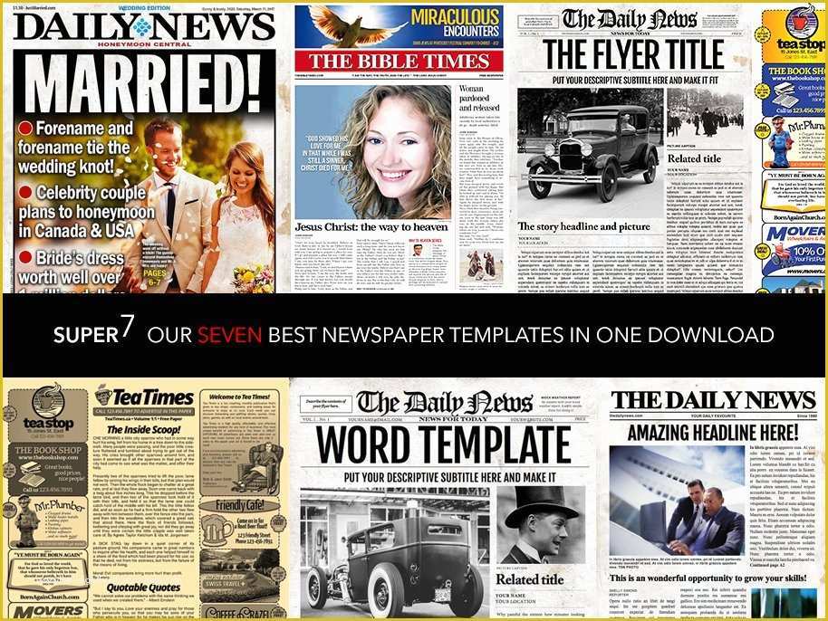 Newspaper Flyer Template Free Of 7 Newspaper Style Templates Flyer Templates Creative