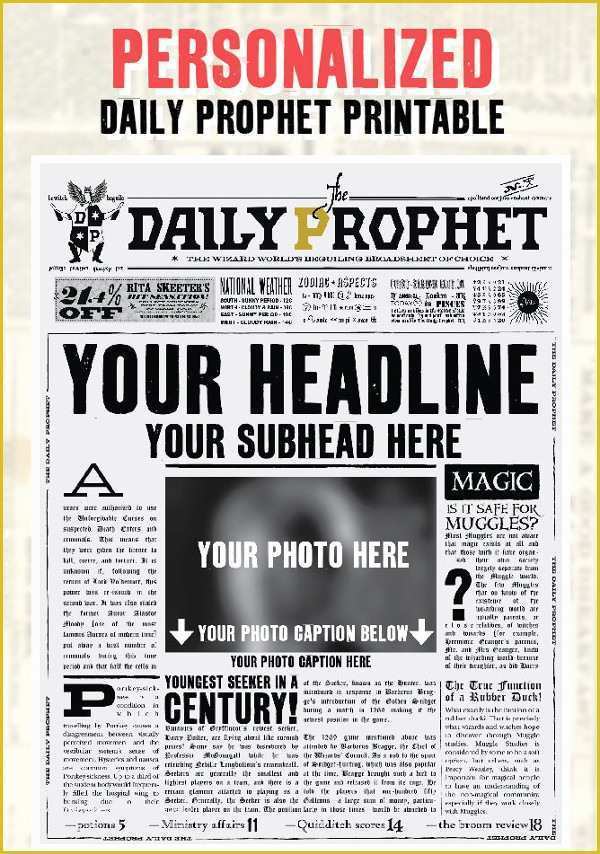 Newspaper Flyer Template Free Of Newspaper Template 16 Free Word Pdf Documents Download