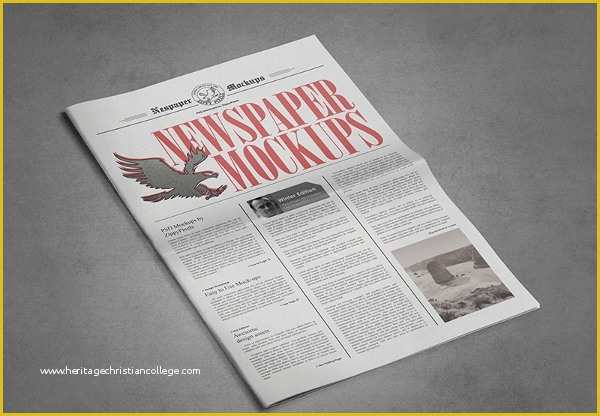 Newspaper Flyer Template Free Of Newspaper Template 17 Psd Vector Eps Png format