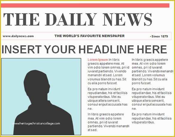 Newspaper Template Free Online Of 28 Microsoft Powerpoint Templates