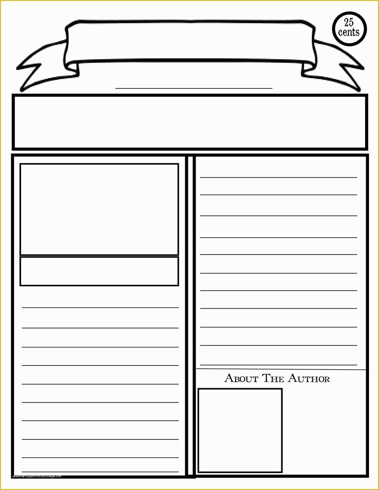 Newspaper Template Free Online Of Father S Day Newspaper Template