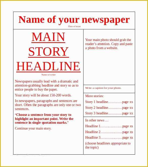 Newspaper Template Free Online Of Microsoft Templates – 18 Free Word Excel Ppt Pub