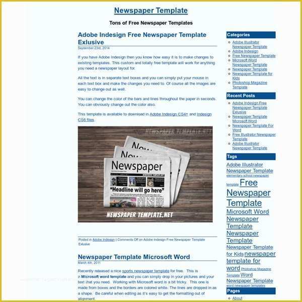 Newspaper Template Free Online Of Newspaper Template Microsoft Word Newspaper Templates for