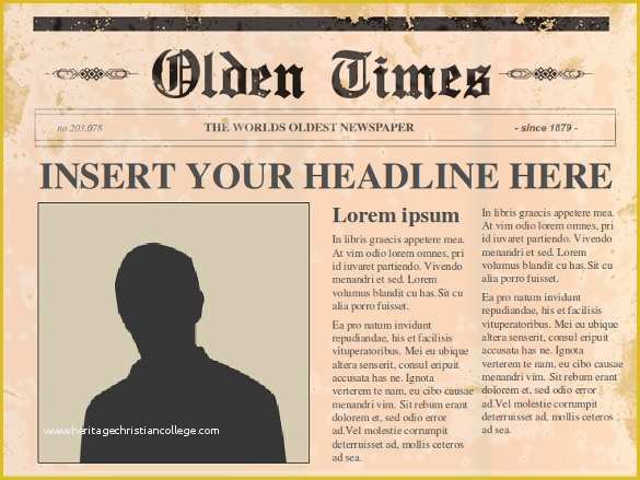 Newspaper Template Free Online Of Powerpoint Newspaper Template – 21 Free Ppt Pptx Potx