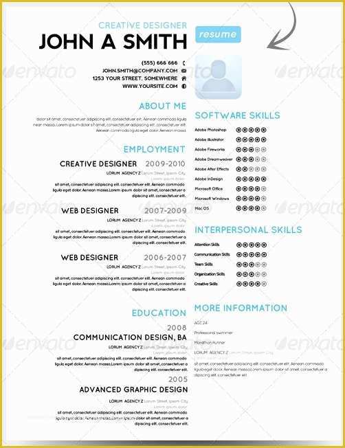 Nice Resume Templates Free Of 30 Amazing Resume Psd Template Showcase