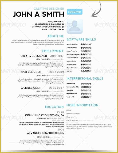 Nice Resume Templates Free Of 30 Amazing Resume Psd Template Showcase