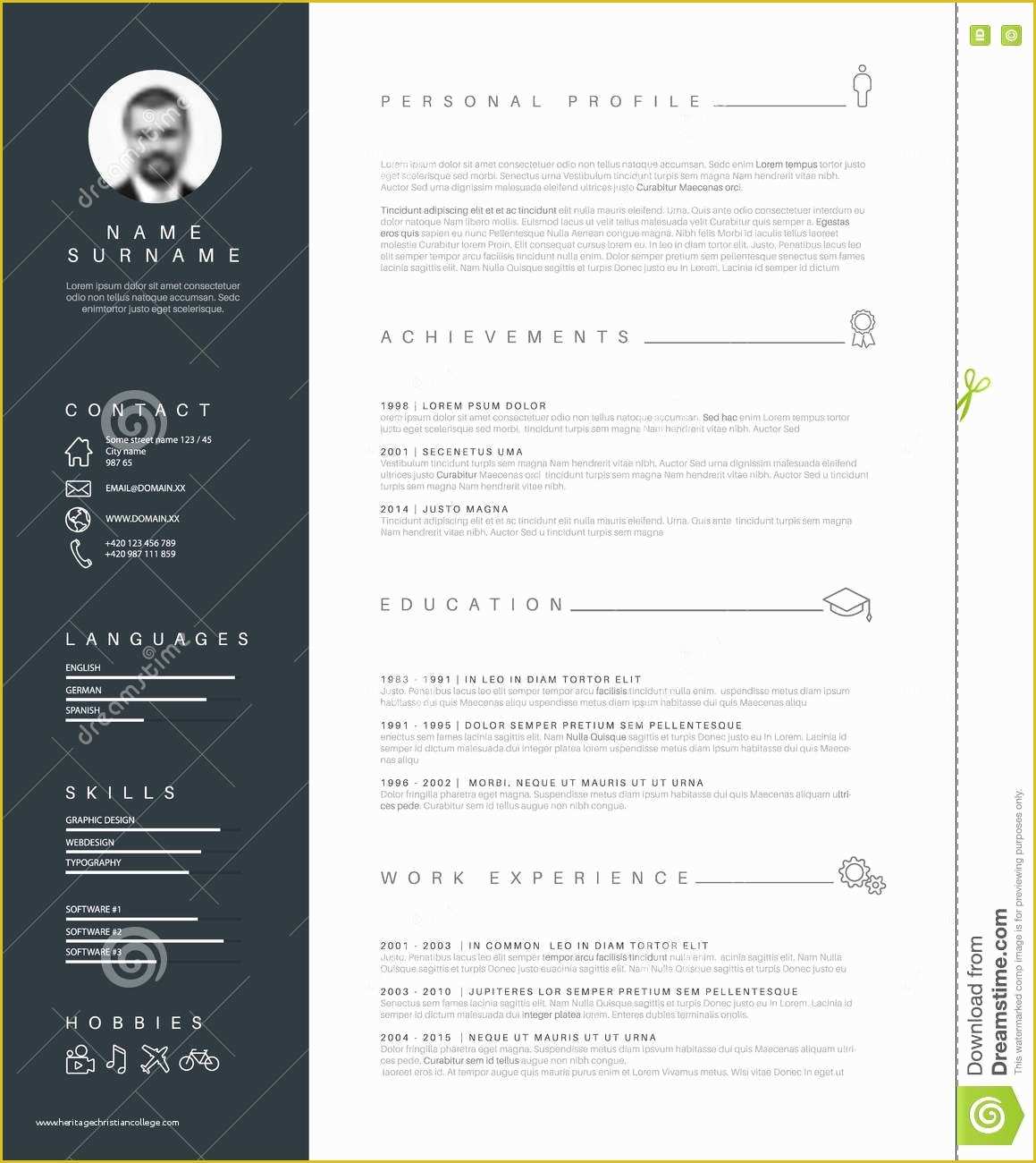 Nice Resume Templates Free Of Unique Cv Templates Rio Ferdinands Co Best Resume Awesome