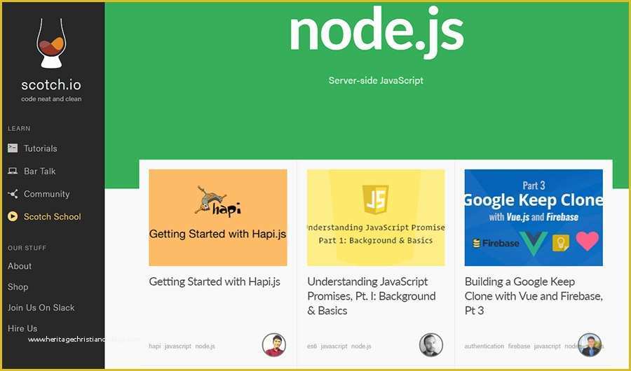 Node Js Website Template Free Of Best Free Node Js Tutorials & Resources for Beginners